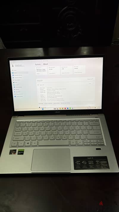 Acer Swift X Ryzen 7 5700U / GTX 1650 4GB / 16GB RAM / 1TB SSD