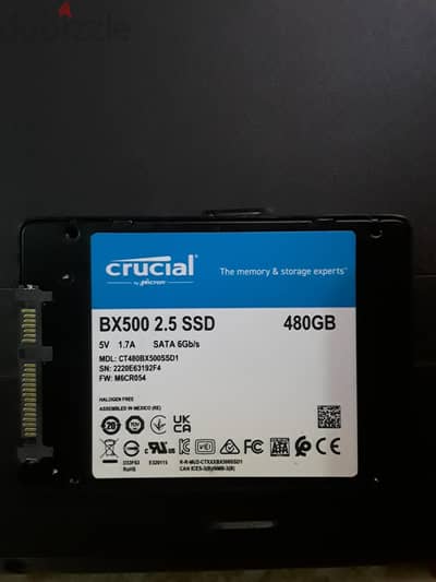 Hard Crucial SSD 512