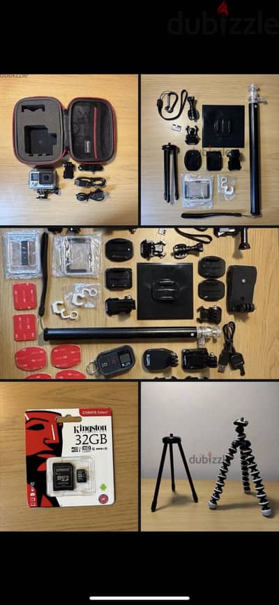 GoPro hero4جوبرو هيرو ٤ معاها جميع الكماليات