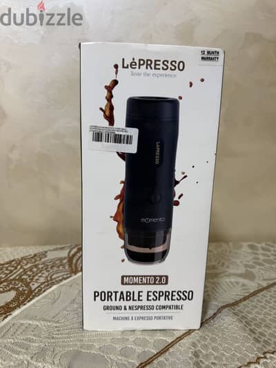 LePresso Momento 2.0 Portable Espresso Machine