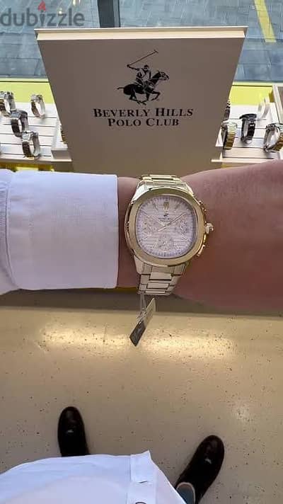 Beverly Hills Polo Club watch men gold