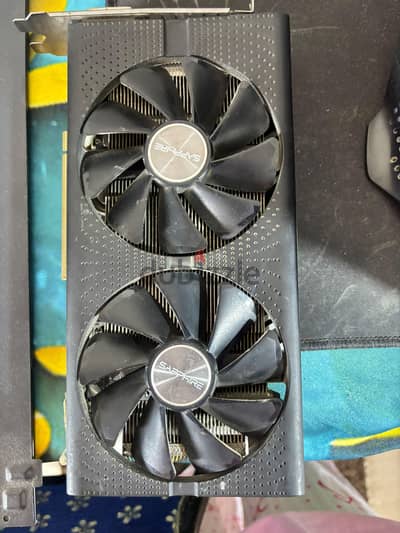 كارت rx580 2048sp بحاله جيده درجه حراره بتوصل لضغط 69