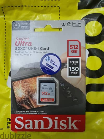 San Disk Memory Card 512GB