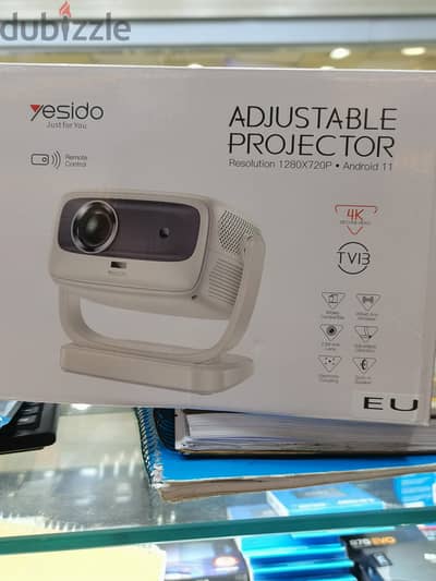  شاشتك الكبيرة في أي مكان مع Yesido Adjustable Projector! 