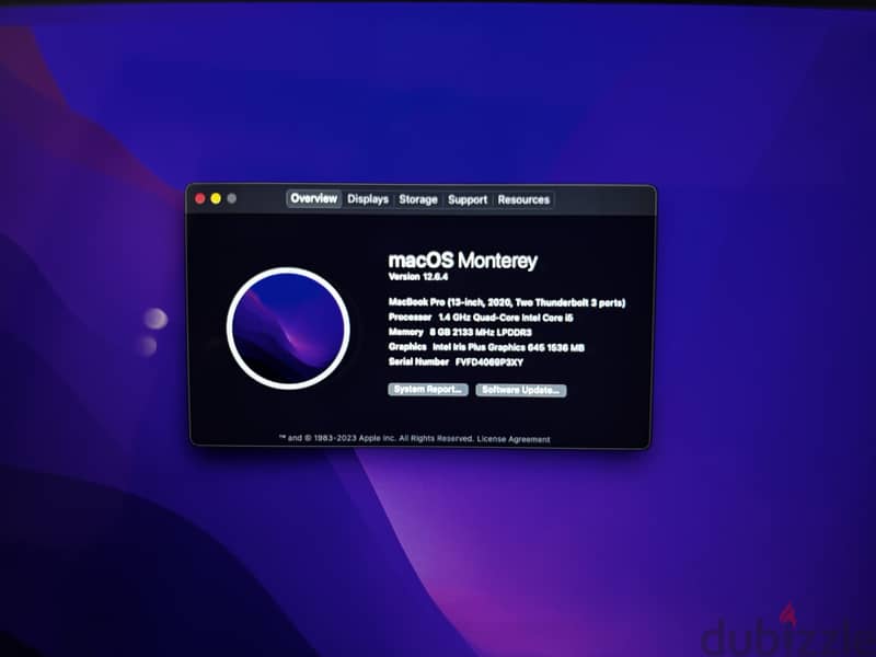 Mac book pro 2020 3
