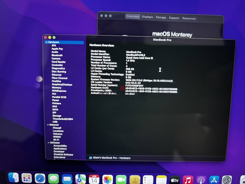 Mac book pro 2020 6