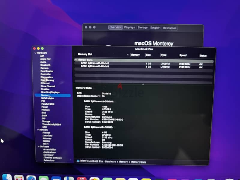 Mac book pro 2020 7