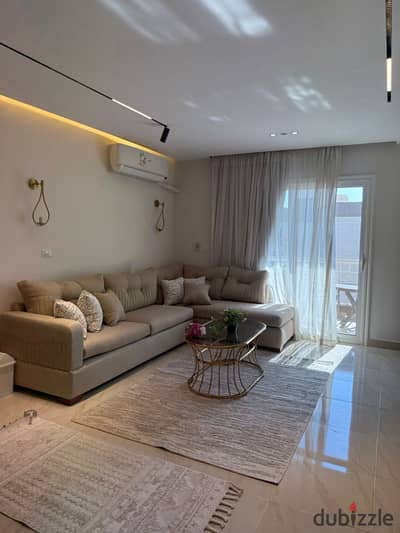 Distinctive apartment 116m for rent furnished in Madinaty – B12  A very distinctive location in B12, next to East Hub and Craft Zone, and close to all services