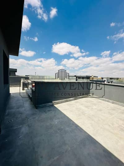 Fully finished duplex roof with a private garden at Trio Gardens featuring ready to move in