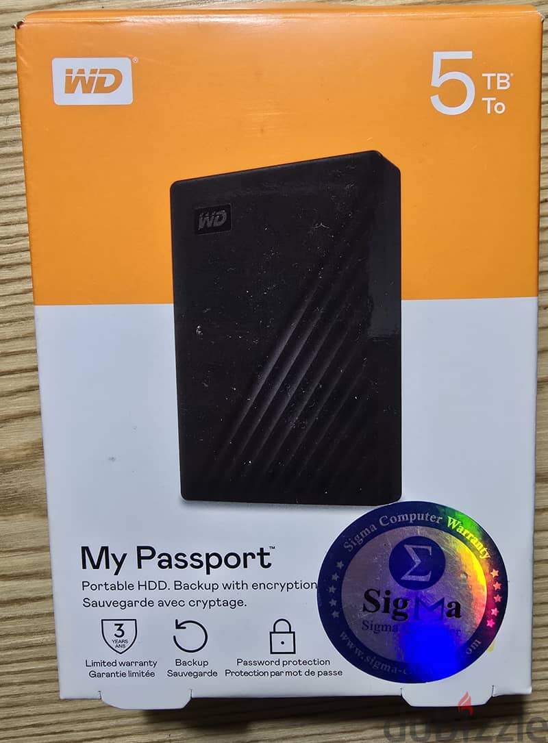 External Harddisk 5TB WD 7