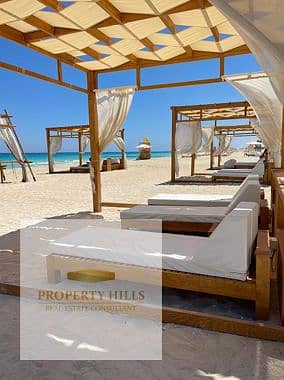 Best Deal in Ras El Hekma | Cheapest Direct Seafront 2-Bedroom Chalet in Sea Shore by Hyde Park