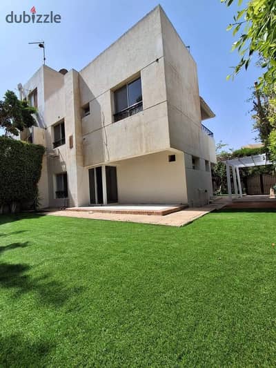 Twin Villa for rent in Al-Rehab, Model H without roof
