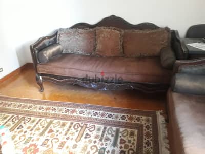 غرفة معيشة كنبة ٣ مقاعد + كنبة ٢ مقاعد - أمريكان فرنيتشر - زان