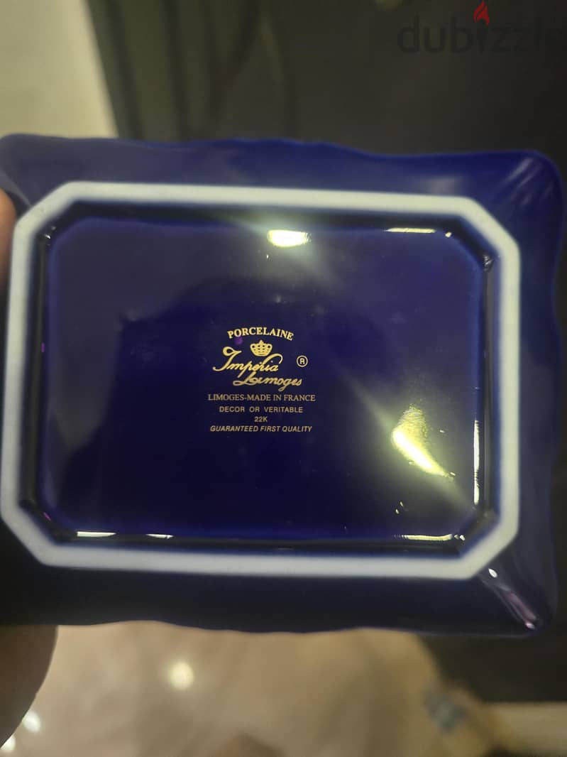 Limoges Castel Ashtray 1
