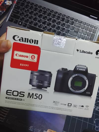 Canon m50 markI حالة ممتازة