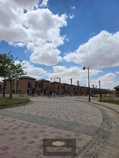 A fantastic opportunity to own a townhouse in Village West by Dorra, in a prime location directly on Nozha Street, next to ZED Towers and Cairo Gate i