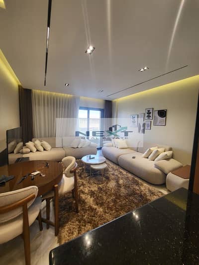 Apartment for rent in the most prestigious and distinguished phase of Madinaty, B15. Furnished, 133 sq m, 3 bedrooms + 2 bathrooms, super deluxe finis