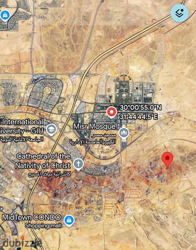 For sale a plot of land with an area of 37 acres in the most upscale neighborhoods of the New Administrative Capital, the eighth district R8, and in front of a large garden, a very distinctive location.