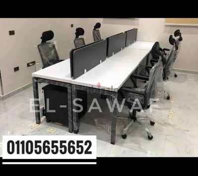 خلية عمل،مكاتب موظفين،خليه عمل مزدوجة و حائطية،work station