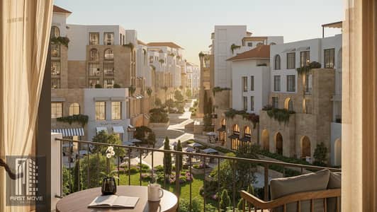كاملة التشطيب بالتكييفات والمطبخ والاجهزة شقة للبيع بأميز لوكيشن في قلب خليج راس الحكمه الساحل الشمالي بقرية مدن Modon Ras El Hekma