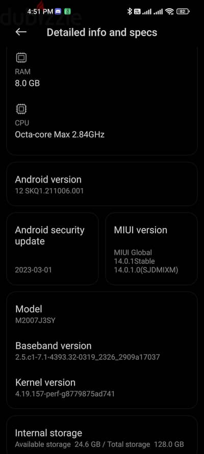 تلفون شاومي mi 10t العادي مش البرو