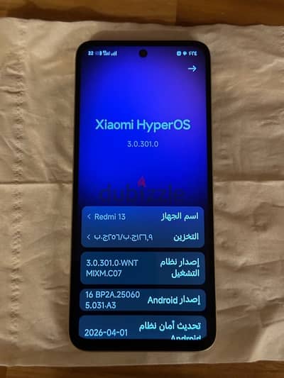 XIOAMI REDMI 13 256GB/8RAM