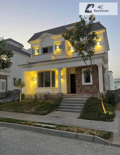 Classic Villa Town House Middle Immediate Delivery in Club Park at the Lowest Price in the Market Prime Location Central Park View for Sale in Mountain View iCity New Cairo
