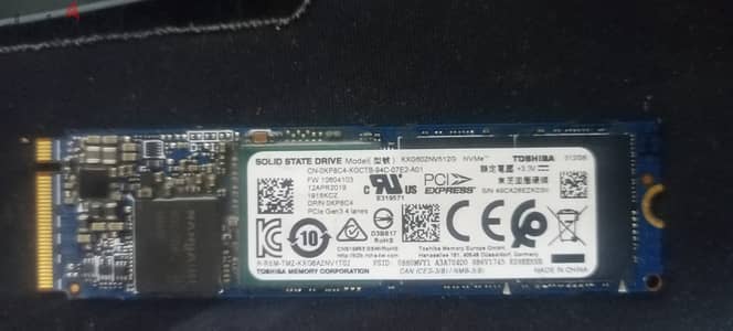 TOSHIBA NVME 512 GB