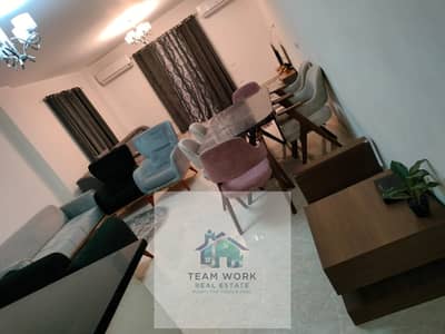 لإيجار المفروش الفاخر: شقة 3 غرف (غرفة ماستر) بـ "أسانسير ونت" بجوار مزار Luxury furnished apartment for rent: 3 bedrooms (1 master bedroom), 2 bathro
