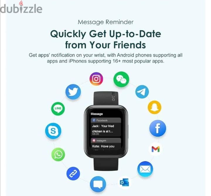 oraimo watch 2 pro +5سترابات 4
