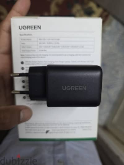 راس شاحن UGreen 45 وات
