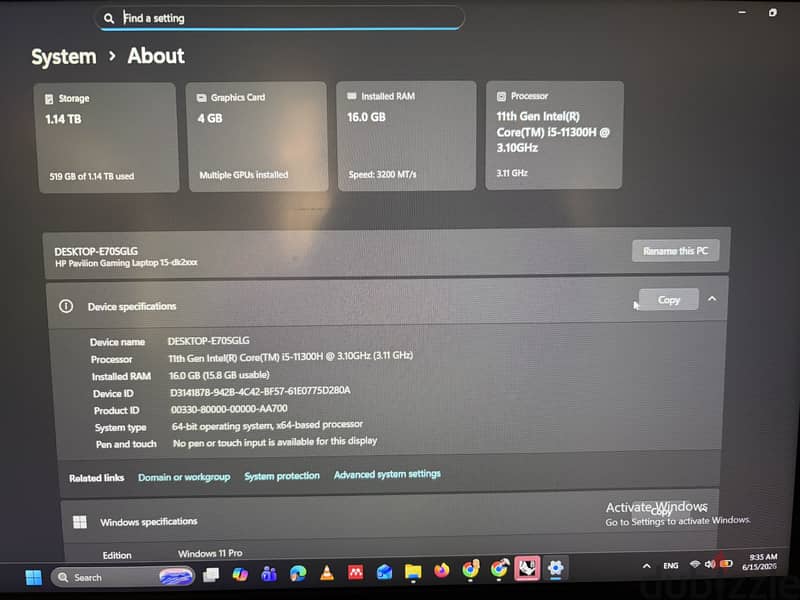 Hp pavilion Gaming 2