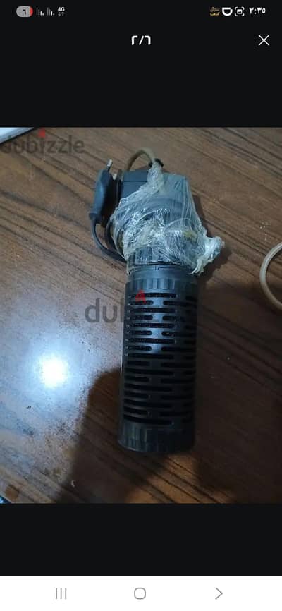 ماتور ضخ الاكسجين وفلتر الماء
