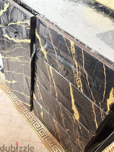 مطبخ قطعتين من غير رخامه