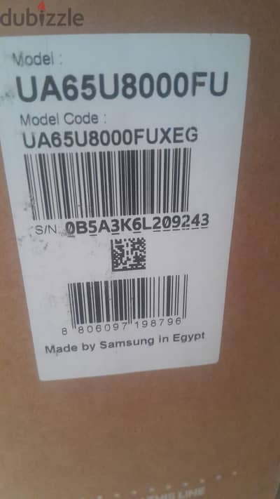 شاشة سامسونج ٦٥ جديدة بالكرتونة موديل U8000F