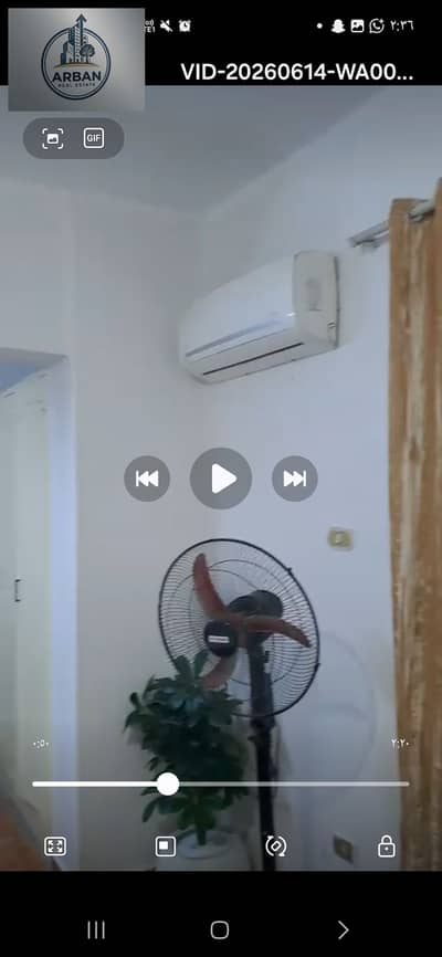 For rent furnished apartment ground floor with private entrance in Degla Maadi Street 222 distinguished and upscale location close to Grand Mall Maadi