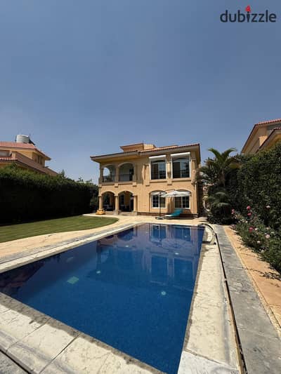 Furnished villa for rent with swimming pool, brand new condition, in Madinaty Furnished villa for rent with swimming pool, brand new condition, in Madinaty