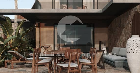 ONE STORY VILLA 5 BEDROOMS DIRECT LAGOON FINISHED IN RAS SOMA WITH 5% DP