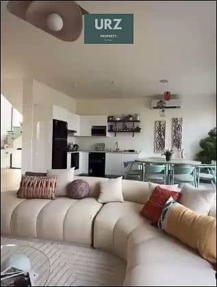 Fully finished chalet with ACs first-row lagoon view in Ras El Hekma. Delivery in 1 year installments over 8 years near The Med La Vista Dose