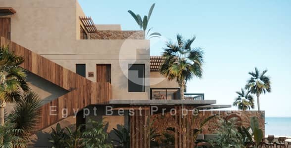 CHALET 2 BEDROOMS DIRECT LAGOON FINISHED FACING NORTH IN RAS SOMA WITH 5%DP