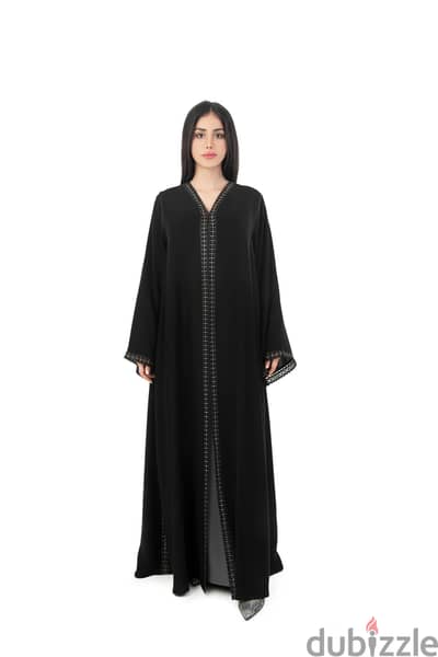 Premium Khaleeji Black Abaya