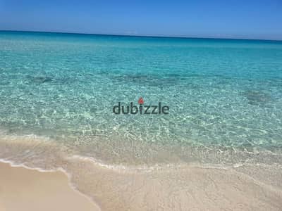 Fully finished chalet for sale – first row on the Crystal Lagoon in Marsa Baghush, Sidi Heneish – with installment plans over 8 years