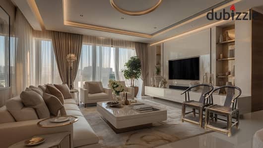 An amazing apartment in the La Merad Compound, Future City. A completed and ready-to-view compound with a 20% down payment and simple monthly installments.