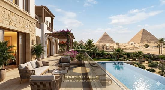 استلام فوري | تاون هاوس داخل Sun Capital بجوار المتحف المصري الكبير بسعر مميز