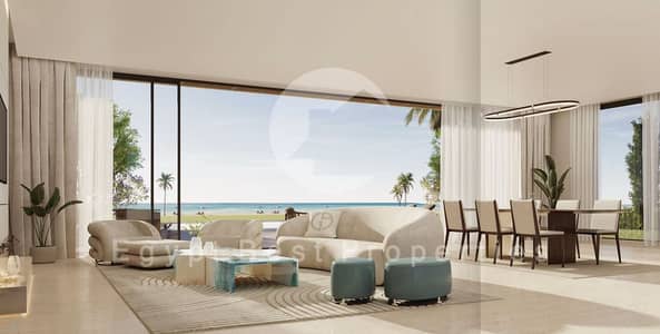 Luxury Fully Finished with AC's Chalet Direct on Lagoon for Sale Over 8 Years