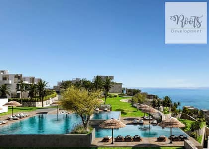 للبيع شالية 115 متر ارضى بحديقة متشطب بالكامل زهرة الساحل -الساحل الشمالي. For sale Fully Finished Chalet, Ground with garden, in Zahraa - North Coast