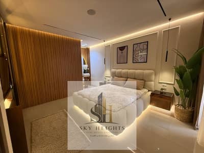 Furnished 3-bedroom apartment with ultra-modern finishes for rent in Al Rehab