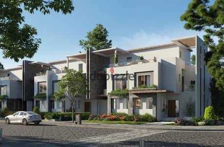 Corner townhouse villa for sale in V Levels Compound, Sheikh Zayed, in front of Beverly Hills Corner townhouse villa for sale in V Levels Compound, Sheikh Zayed, in front of Beverly Hills