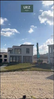 Corner 2-bedroom chalet first row on the lagoons in the North Coast Available with 10year installments or a huge instant discount near Ramla Haci