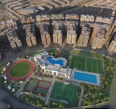 شقة للبيع في مروج سموحة 207م فيو مباشر على النادي 3 غرف و3 حمام، تشطيب كامل